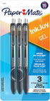 Paper Mate InkJoy Gel Pens, Medium Point, Black, 3 Count