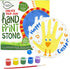Creative Roots Create Your Own Handprint Stone DIY Keepsake Stone Mold Custom Handprint D©cor Arts & Craft Kit for Kids Ages 6+