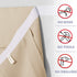 RYB HOME Door Curtains Blackout - Self Stick Tie Up Shades Tricia Door Window Curtain Blinds Light Block Insulating Sidelight Curtains, W 26 x L 69 inches, 1 Panel, Biscotti Beige