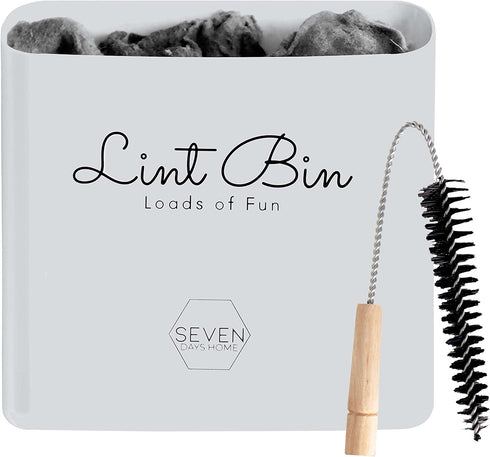 Magnetic Lint Bin Laundry Room Trash Can Dryer Sheet Holder Pods Container Dryer Vent Cleaner Kit - Laundry Room Organization Storage Bin Laundry Room Decor Accessories Farmhouse Laundry Basket