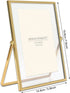 MIMOSA MOMENTS Gold Metal Floating Picture Frame (Gold,4x6)¦