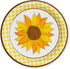 Royal Magnolia Sunflower Party Supplies -Service for 24- Sunflower Paper Plates (7 and 9 Inch), Paper Napkins and Party Cups - Disposable Sunflower Theme Party Dinnerware Set for Sunflower Birthday
