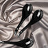 Chinese Soup Spoons Ceramic Asian Japanese Serving Spoon QHC KOCK 6.8 Inch Deep Porcelain Pho Spoon for Home Kitchen Supplies, Ramen Wonton Dumpling Miso, Noodle, Wontons (6.8 inch set of 6 Black)