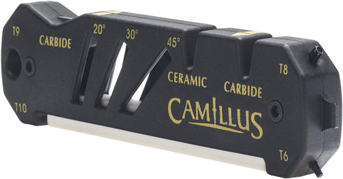 Camillus Glide Multitool Knife Sharpener (19224), Black, full size