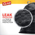 Glad Large Drawstring Trash Bags ForceFlex with Clorox, 30 Gallon Black Trash Bags, Mountain Air 50 Count (Package May Vary)
