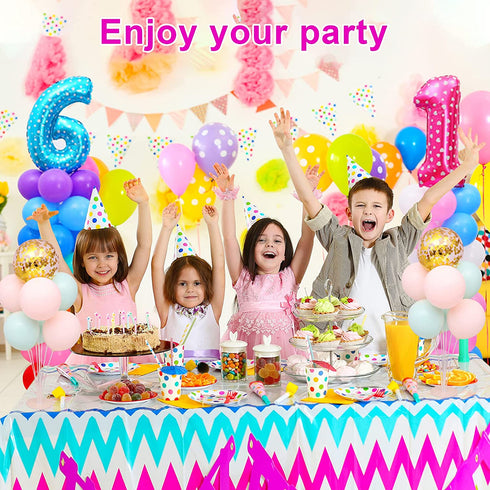 Anbeser Balloon Column Kit & Table Stand Kit Set of 2 - 63 Inch balloon Columns with Stand, Base, and Pole | Balloon Tower Backdrop Decoration for Wedding, Baby Shower, Birthday Party, Bachelorette Party, Other Parties and Events