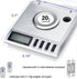 Smart Weigh GEM20- 20g x 0.001 Grams, High Precision Digital Milligram Jewelry Scale, Reloading, Jewelry and Gems Scale, Calibration Weights and Tweezers Included