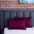 BEIJOEY 100% Mulberry Silk Pillowcase for Hair and Skin,with Hidden Zipper,Both Sides 19 Momme 600 Thread Count Natural Silk Pillow Cover,Soft Breathable Smooth,1pc (Burgundy, King 20''x36'')