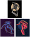 Summit Designs Skateboard Astronaut Wall Art Decor Prints - Set of 3 (8x10) Inch Unframed Poster Photos - Kids Bedroom - Gift Idea - Sports