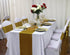 WELMATCH Ivory Satin Chair Sashes Ties 50 pcs Wedding Banquet Party Event Decoration Chair Bows (Ivory, 50)