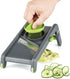 Prepworks by Progressive Compact Mandoline, Features Slice, Julienne and Spiral Cuts and 3 Thicknesses Thin, Medium and Thick, Noodle, Ribbon, Food Slicer, Vegetable Slice