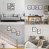 eletecpro 8x10 Picture Frames Set of 5, Display 4x6 or 5x7 Photo Frame with Mat or 8x10 Without Mat, Wall Gallery Photo Frames, Table Top Display or Wall Mounting