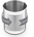 Extra-Large Stainless Steel Kitchen Utensil Holder - 360° Rotating Utensil Caddy - Weighted Base for Stability - Utensil Crock With Removable Divider for Easy Cleaning - Countertop Utensil Organizer.