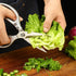 WAK 8.5" Kitchen Shears, Multi Functional Kitchen Scissors Heavy Duty, Professional Stainless Steel Scissors for Kitchen, Easily Cut Poultry, Chicken Bone, Meat, Fish, Bottle Opener