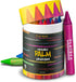 PLAYBEA 18 Colors Jumbo Crayons for Kids Ages 2-4 - Non Toxic Washable Toddler Crayons for Kids Ages 4-8 | Easy To Hold Large Crayons | Crayons for Toddlers Age 1 | Toddler Crayons Ages 1-3