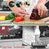 WARSUN Electric Knife Sharpener, Kitchen Knife Sharpening, Professional Knife Sharpener Electric Tool for Chef Knife, Black(Upgraded),not for Ceramic, Serrated Knives