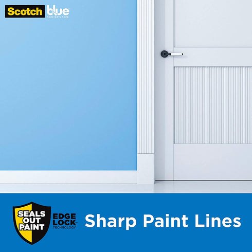 ScotchBlue Sharp Lines Painter's Tape, 1.41 inch x 60 yard, 3 Rolls