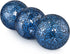 MDLUU Decorative Glass Balls, Mosaic Sphere, Decorative Orbs, Centerpiece Balls for Bowls, Vases, Dining Table Decor, Diameter 4 Inches, Pack of 3 (Turquoise)