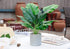 WUKOKU 2pcs Fake Plants Small Artificial Potted Plants Office Plants for Home Farmhouse Bathroom Bedroom Kitchen Desk Decor