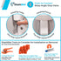 SharkBite 23036-0000LF Compression Angle Stop Valve, 1/2 Inch x 3/8 Inch Push-to-Connect, PEX, Copper, CPVC, PE-RT