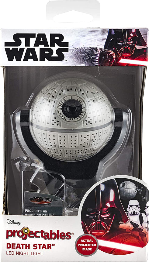 Projectables Star Wars LED Night Light Projector, Dusk-to-Dawn Sensor, Plug-in, Collector™s Edition, Darth Vader and Stormtroopers on Ceiling, Wall, or Floor, Ideal for Bedroom, Kid's Room, 43058