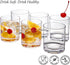 Amazing Abby - Probity - 12-Ounce Plastic Tumblers (Set of 6), Plastic Drinking Glasses, All-Clear High-Balls, Reusable Plastic Cups, BPA-Free, Shatter-Proof, Dishwasher-Safe