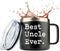 Uncle Gifts | Best Uncle Ever | 14 Ounce Stainless Steel Travel Tumbler/Mug With Sliding Lid for Coffee and All Drinks | Unique Mug For | Funny Gift From Niece Nephew Sister (14 Ounce) by JENVIO