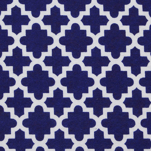 DII Fridge Liner Collection Non-Adhesive, Cut to Fit, 12x24, Navy Lattice, 6 Piece