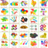 160 PCS Party Favors for Kids Birthday(30 Kinds), Bulk Toy for Carnival Prizes, School Classroom Rewards, Small Toys for Goodie Bag Stuffer and Pinata Filler, Treasure Chest Box for Child Boy Girl