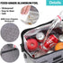 AmHoo Lunch Bag for women Lunch Boxes Insulated Leak-proof Meal Prep Cooler Tote Bag Double YKK Zippers Waterproof Pink