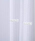 CAROMIO Shower Curtain, Soft Microfiber Fabric Shower Curtain or Liner for Bathroom, Decorative Embossed Pattern, Water Repellent, White, 72x72 Inches