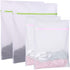 SPLF 4 Pack Extra Large Heavy Duty Mesh Laundry Bags, Durable Delicates Net Wash Bag for Bra Lingerie, Underwear, Socks, Sweaters and Garment, Travel Organization Washing Bag