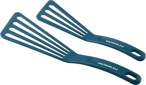 Rachael Ray Tools & Gadgets 2-Piece Nylon Turner Set, Marine Blue