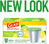 Glad Small Kitchen Drawstring Trash Bags 4 Gallon Green Trash Bag Febreze , Sweet Citron & Lime, 80 Count (Package May Vary)
