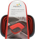 Squish 2 Quart Over The Sink Arm Collapsible Colander - Red & Gray