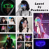 Luminous Glasses | Multi-colored in One LED Glasses, 256 Flash Combinations | Glowing Light Up Party Supply for Bar Club Halloween