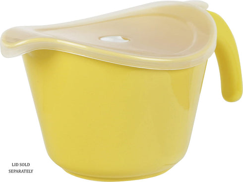 Reston Lloyd Calypso Basics 2-Quart Microwave Safe Batter Bowl, Lemon