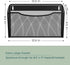 MaxGear Mesh File Holder Wall Organizer 3 Pockets Hanging File Organizers Wall Mounted Paper Organizer Holders Wall Bins for Office and Home, Black