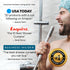 LiBa Shower Curtain Liners, PEVA 2 Pack Frosted Bathroom 72" W x 72" H, 8G Heavy Duty