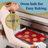 Ultra Cuisine Nonstick Jelly Sheet Pan for Baking - 10x15 inch Red Baking Pan - Easy Clean, Durable, Warp Resistant Cookie Sheet for Roasting & Cooking - Easy Release, Even Baking, Food Safe Coating