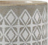 Amazon Brand Rivet Geometric Ceramic Planter Pot, 4.1"H, Grey