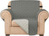 Subrtex Sofa Slipcover Reversible Armchair Cover Quilted Chair Slipcover Couch Cover Furniture Protector for Living Room Washable Chair Slip Cover for Pets (Chair, Light Gray)