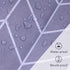 VAMIX Shower Curtain,Sea Shells Seahorse Starfish Pattern Blue Ocean,Polyester Fabric Waterproof Bath Curtains Hooks Included - 72 x 72 inches