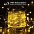 JMEXSUSS 2 Pack 200 LED Fairy Lights Battery Operated, 66Ft Fairy String Lights with Remote, 8 Modes Copper Wire Twinkle Lights for Bedroom Centerpiece Patio Indoor Outdoor Gift Decor (Warm White)