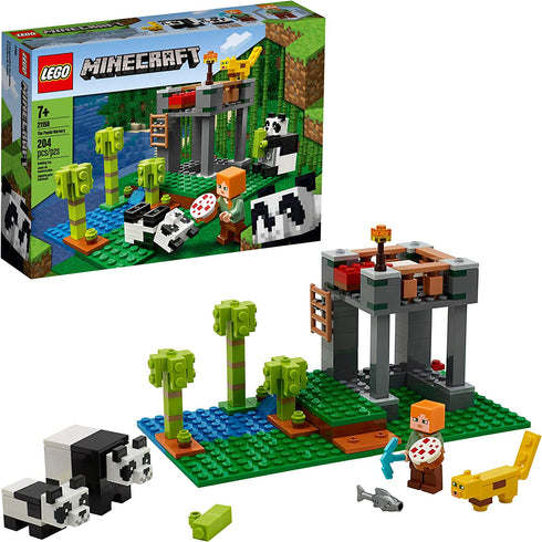 LEGO Minecraft The Panda Nursery 21158 Construction Toy for Kids, Great Gift for Fans of Minecraft and Pandas (204 Pieces)