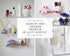 Blingsoul Acrylic Shelves - Pack of 2 Spice Lip Hanging Wall Display Shelf, Bathroom Organizer, Picture Ledge Storage Invisible Makeup Organizer