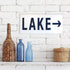 Barnyard Designs Lake Sign Rustic Wooden Primitive Country Lake House Home Decor Sign 17 x 8