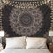 Black Golden Mandala Tapestry Wall Hanging Psychedelic Wall Tapestry Aesthetic Indian Hippie Wall Decor Bohemian Wall Art Boho Home Decoration for Bedroom,Living Room,Dorm