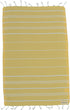 Bersuse 100% Cotton Anatolia Turkish Hand Towel - 23x43 Inches, Yellow