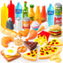 JOYIN 45 Pcs Play Food Sets for Kids Kitchen, Popular Grocery Store Play Food, Pretend Play Toy Set for Kids, Gifts for Toddlers, Boys and Girls